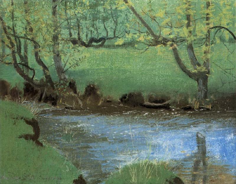 William Stott of Oldham The Mill Stream